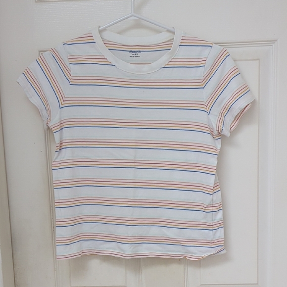 Madewell Northside Vintage Tee in Costillo Stripe xsmall - Picture 4 of 10